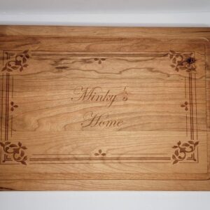 personalized cherry serving board